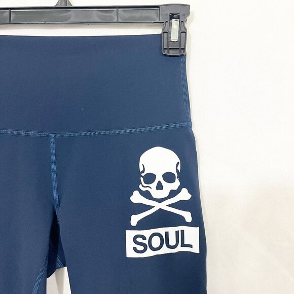 Lululemon x Soul Cycle Wunder Under Leggings Navy Blue - Size 4 - Picture 3 of 8